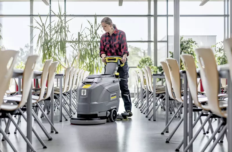 Walk Behind Auto Scrubber & Drier Machine